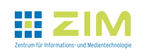 Grün und Blaues Logo des Zentrum für  Informations und  Medientechnologie